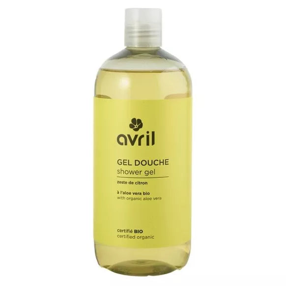 Gel douche Zeste de citron 500ml - Certifié bio