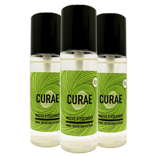 3X Mucus d'escargot - Bave d'escargot 96,5% pure - spray 60ml